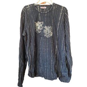 Vintage Shirt Heavy XL Teen Black Grunge Dragon Skater 90s Y2K Redsquad